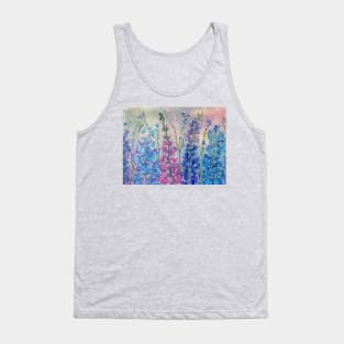 Blue flowers Tank Top